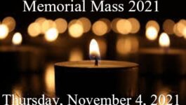 Annual Memorial Mass Tomorrow 7:30 PM