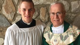 Saint Frances Welcomed Seminarian Daniel Rice