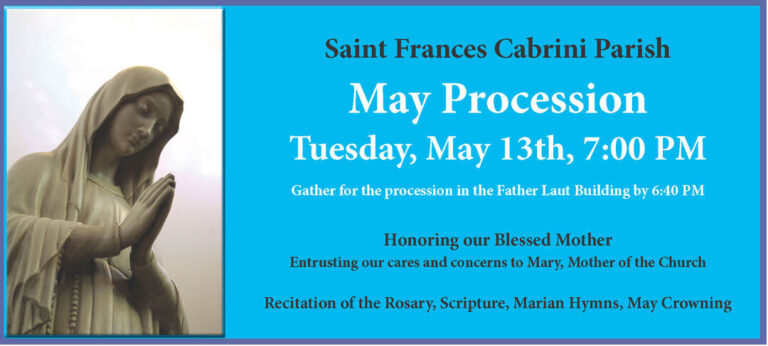 May Procession Webpage Banner