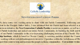 Exciting New Initiative for Our Parish!