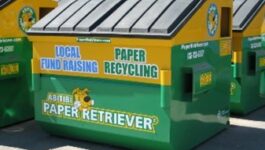 Removing the Paper Recycling Container