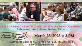 Annual Mass for Persons with Disabilities and the Deaf Community