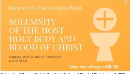 Broadcast of Sunday, June 6, 11 AM Mass
